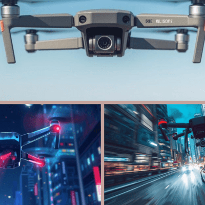 Best drones for YouTube videos 2026 flying over a scenic landscape