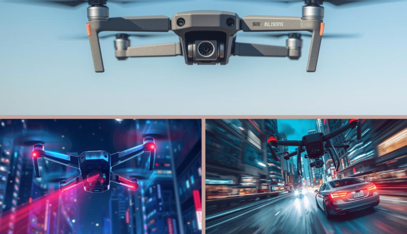 Best drones for YouTube videos 2026 flying over a scenic landscape