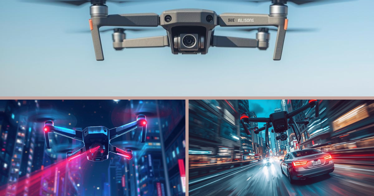 Best drones for YouTube videos 2026 flying over a scenic landscape