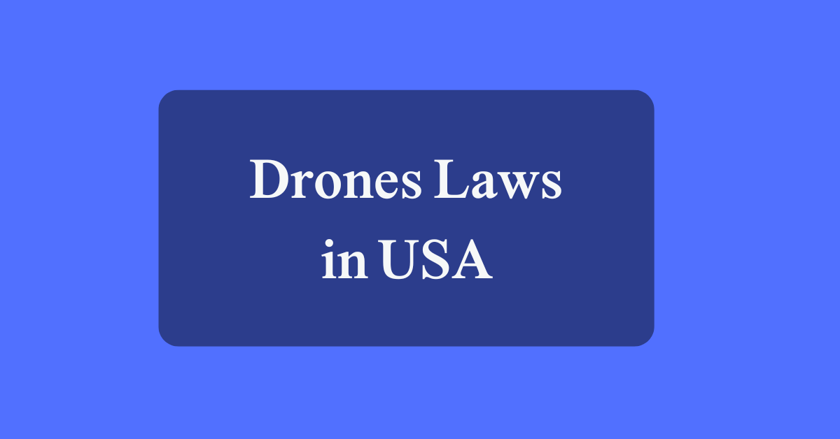 drone laws in usa