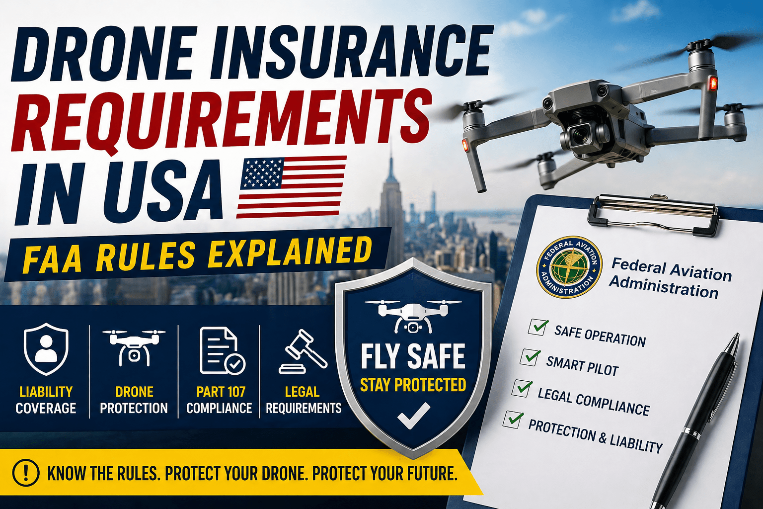 drone insurance requirements USA
