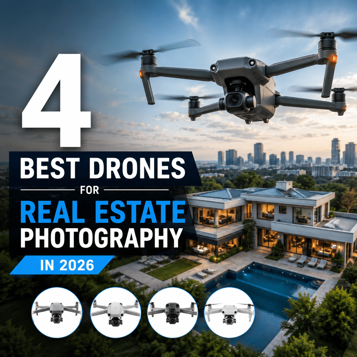 best drones for real estate photography 2026